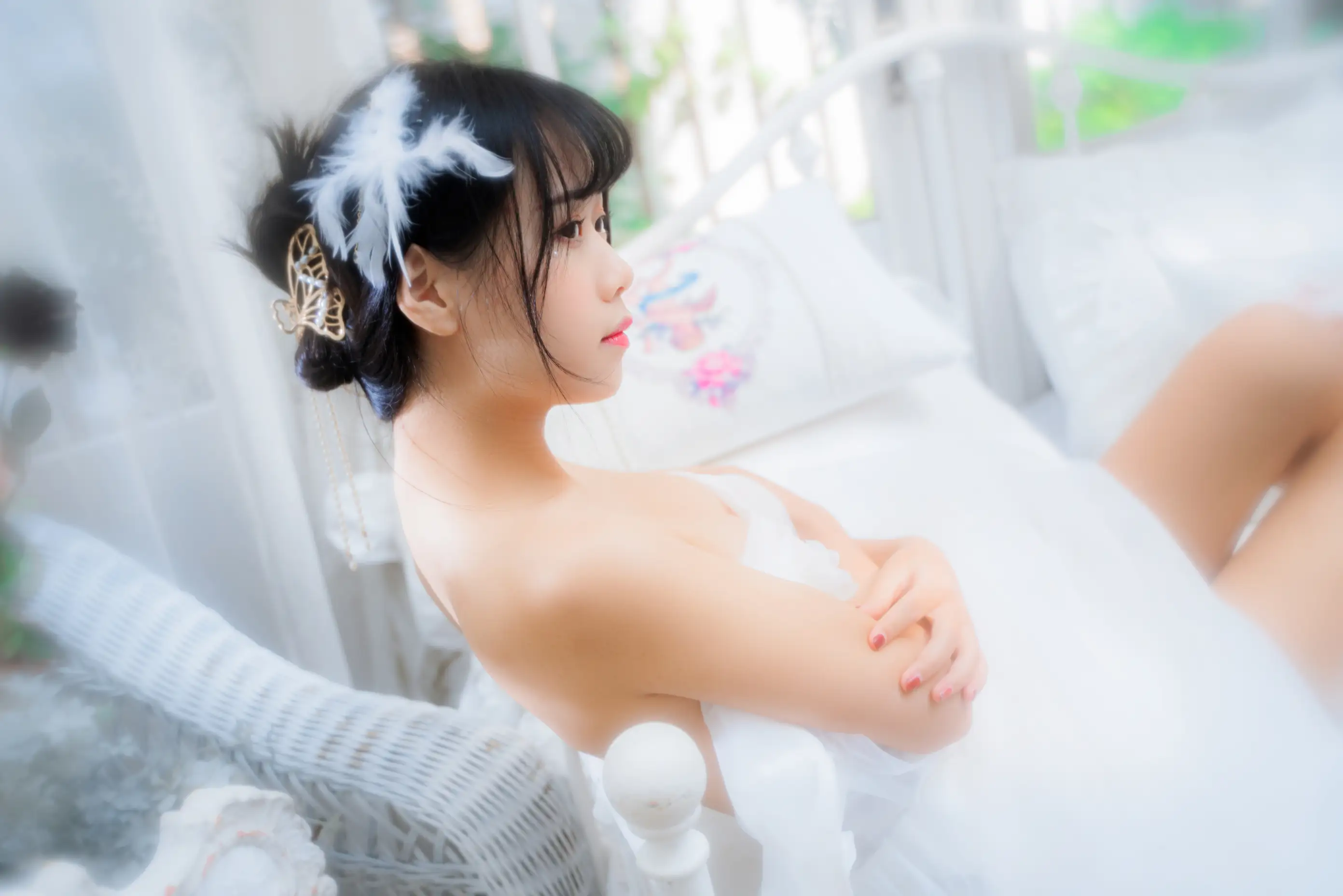 [YITUYU] 2022.05.28 Vol.1008 – Pure White Flower Marriage bud o0#[33P]-12